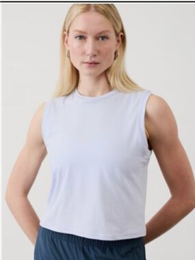 NWT Athleta True Cotton Crop Tank